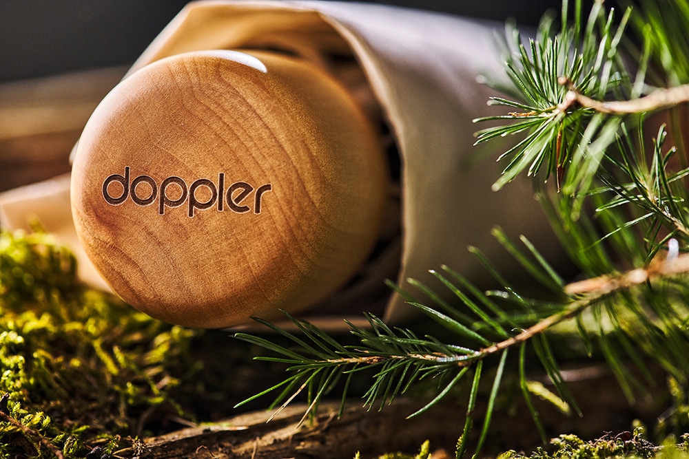 doppler Nature Mini umbrella handle details